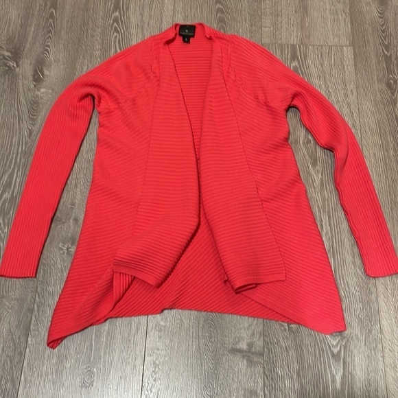 Worthington Long Sleeve Open Cardigan Asymmetrical M - Picture 11 of 13